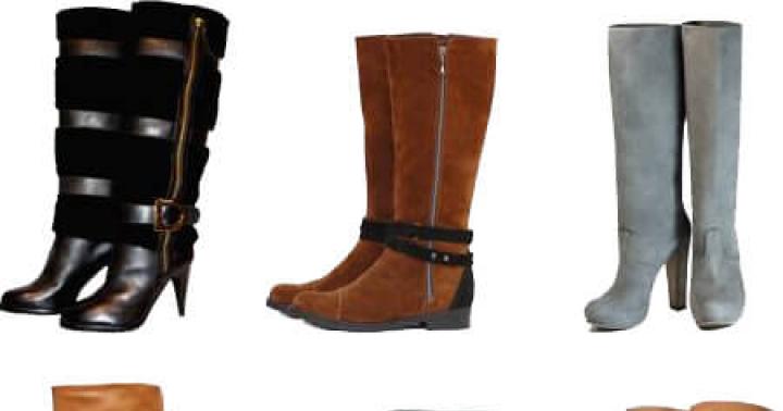 शीतकालीन जूते के प्रकार.  महिलाओं के जूते के प्रकार.  जूते और स्ट्रैपी सैंडल के प्रकार