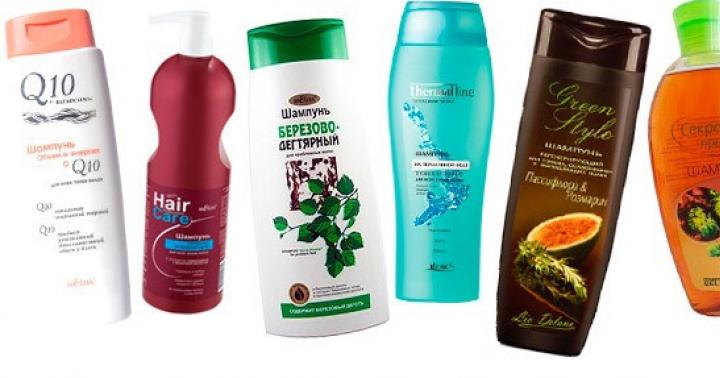 Hodnotenie najlepších šampónov vyrobených z prírodných surovín Najlepší šampón